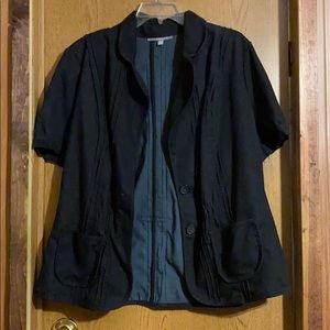 Denim style jacket Size 2x ; shortsleeved